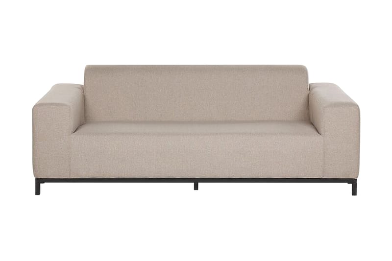 Hughen Loungegrupp Utomhus 5-sits - Beige/Svart - Utemöbler - Utegrupp - Loungegrupp