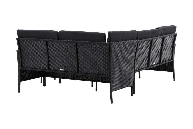 Knock Hörnsoffa Utomhus - Svart - Utemöbler - Utegrupp - Loungegrupp
