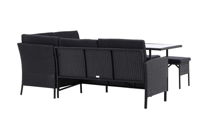 Knock Hörnsoffa Utomhus - Svart - Utemöbler - Utegrupp - Loungegrupp