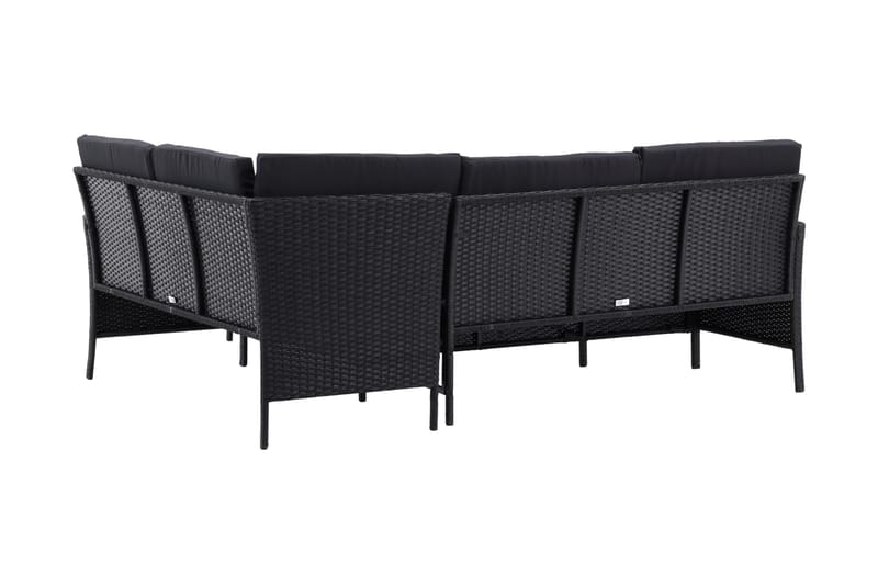 Knock Hörnsoffa Utomhus - Svart - Utemöbler - Utegrupp - Loungegrupp
