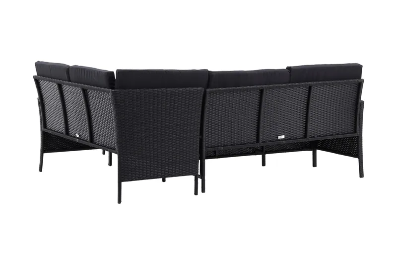 Knock Hörnsoffa Utomhus - Svart - Utemöbler - Utegrupp - Loungegrupp