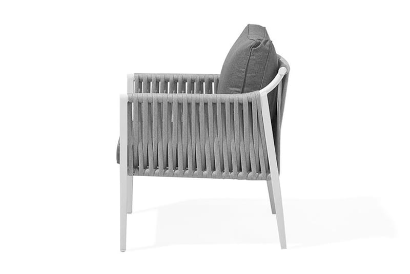 Latina Loungegrupp Utomhus 66 cm - Vit - Utemöbler - Utegrupp - Loungegrupp