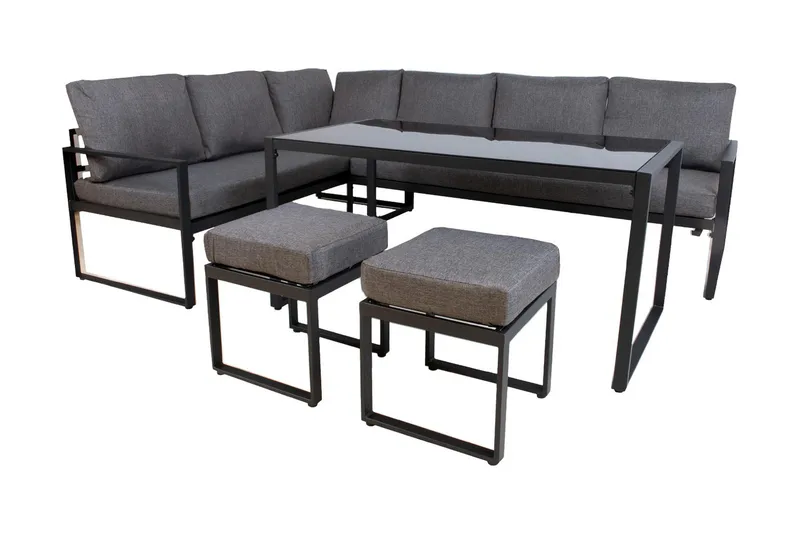 Leipzig Soffgrupp Utomhus med Hörnsoffa Utomhus - Utemöbler - Utegrupp - Loungegrupp