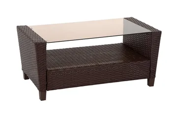 Malmo Loungegrupp Utomhus Konstrotting Brun - Dorel Home - Utemöbler - Utegrupp - Loungegrupp