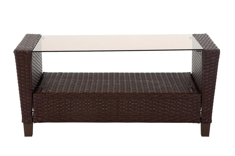 Malmo Loungegrupp Utomhus Konstrotting Brun - Dorel Home - Utemöbler - Utegrupp - Loungegrupp