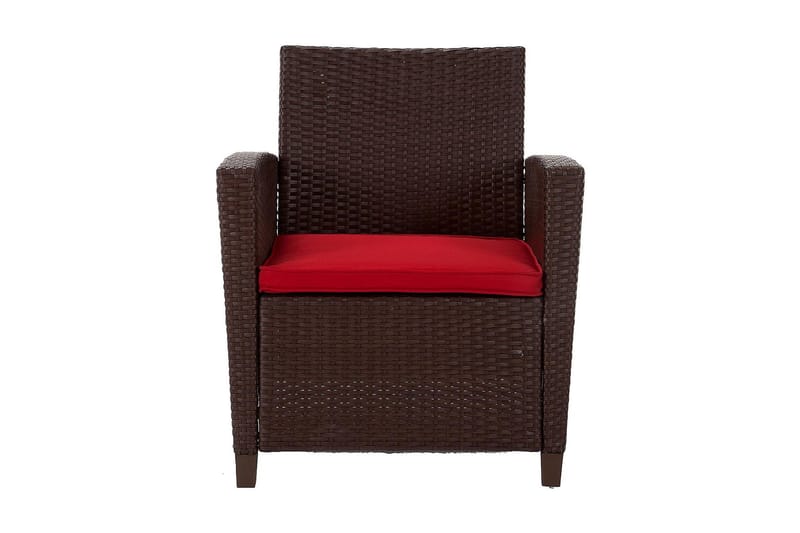 Malmo Loungegrupp Utomhus Konstrotting Brun - Dorel Home - Utemöbler - Utegrupp - Loungegrupp