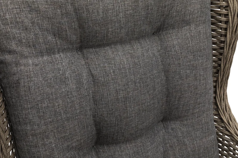 Marcus Soffgrupp 2-sits Ink. Fåtöljer - Brun / Gråa dynor - Utemöbler - Utegrupp - Loungegrupp