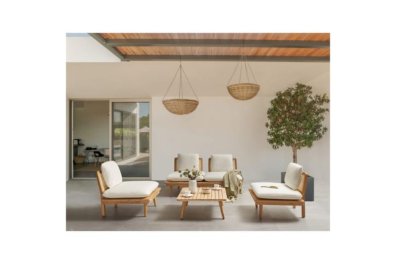 Loungegrupp med bord Accadia - Utemöbler - Utegrupp - Loungegrupp