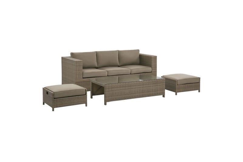 Loungegrupp med bord Belluno - Utemöbler - Utegrupp - Loungegrupp