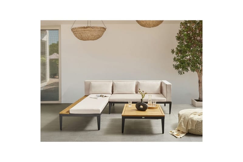 Loungegrupp med bord Bracciano 3-Sits - 3-Sits - Utemöbler - Utegrupp - Loungegrupp