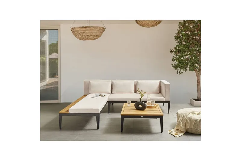 Loungegrupp med bord Bracciano 3-Sits - 3-Sits - Utemöbler - Utegrupp - Loungegrupp