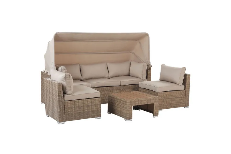 Loungegrupp med bord Coccolia - Utemöbler - Utegrupp - Loungegrupp