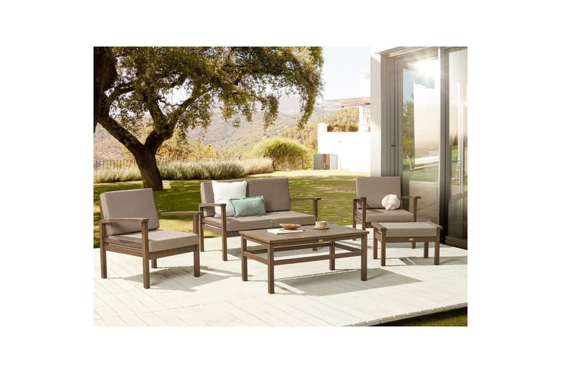 Loungegrupp med bord Manila Ja - Ja - Utemöbler - Utegrupp - Loungegrupp