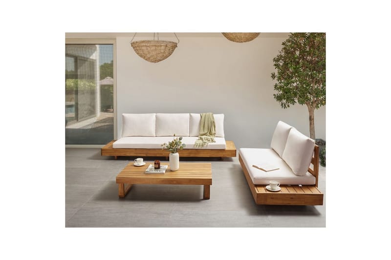 Loungegrupp med bord Marettimo - Utemöbler - Utegrupp - Loungegrupp