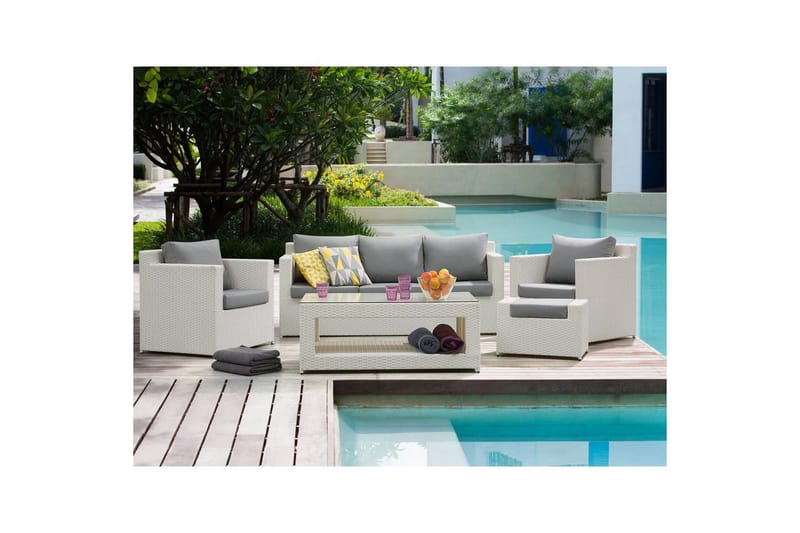 Loungegrupp med bord Roma - Utemöbler - Utegrupp - Loungegrupp