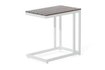 Messina Loungegrupp Utomhus 147 cm - Vit - Utemöbler - Utegrupp - Loungegrupp