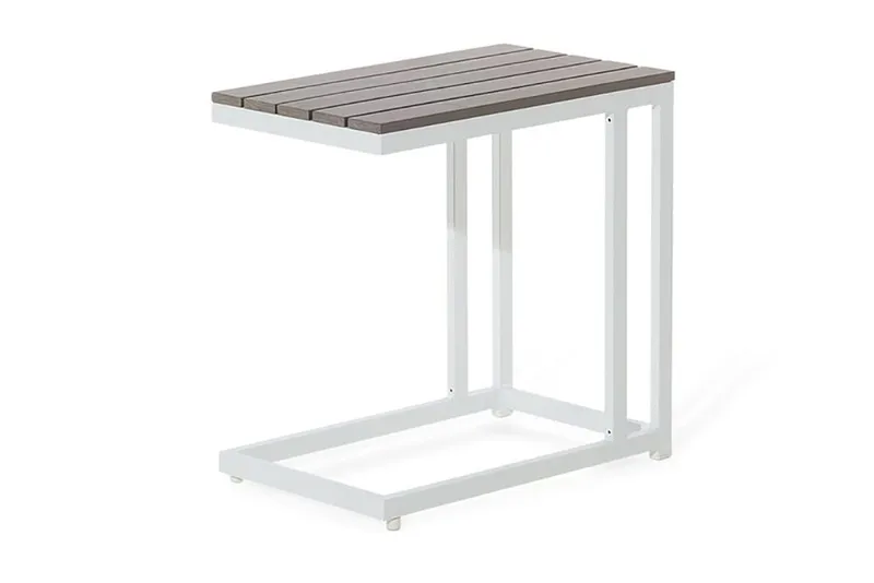 Messina Loungegrupp Utomhus 147 cm - Vit - Utemöbler - Utegrupp - Loungegrupp