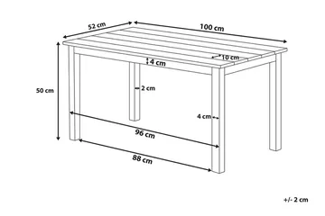 Messina Loungegrupp Utomhus 147 cm - Vit - Utemöbler - Utegrupp - Loungegrupp