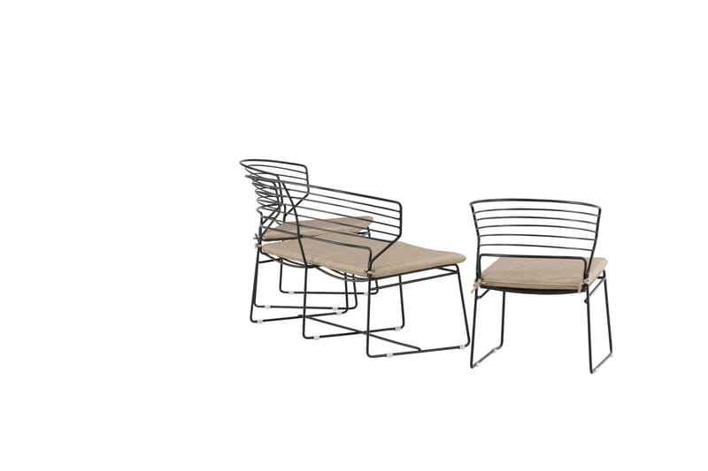 Milano Loungegrupp Utomhus - Beige - Utemöbler - Utegrupp - Loungegrupp