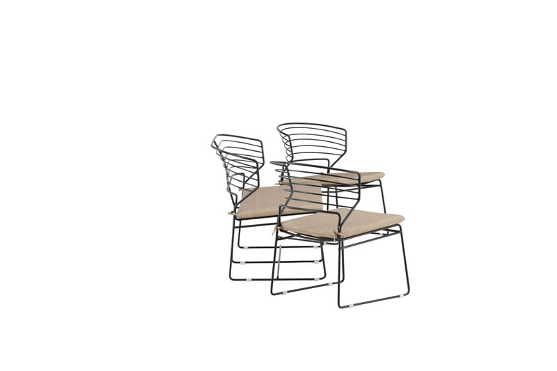 Milano Loungegrupp Utomhus - Beige - Utemöbler - Utegrupp - Loungegrupp