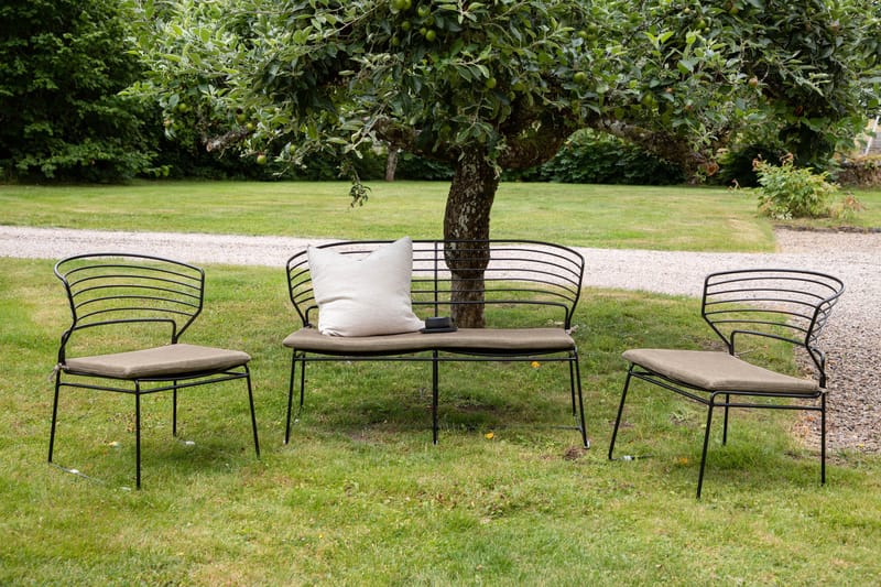 Milano Loungegrupp Utomhus - Beige - Utemöbler - Utegrupp - Loungegrupp