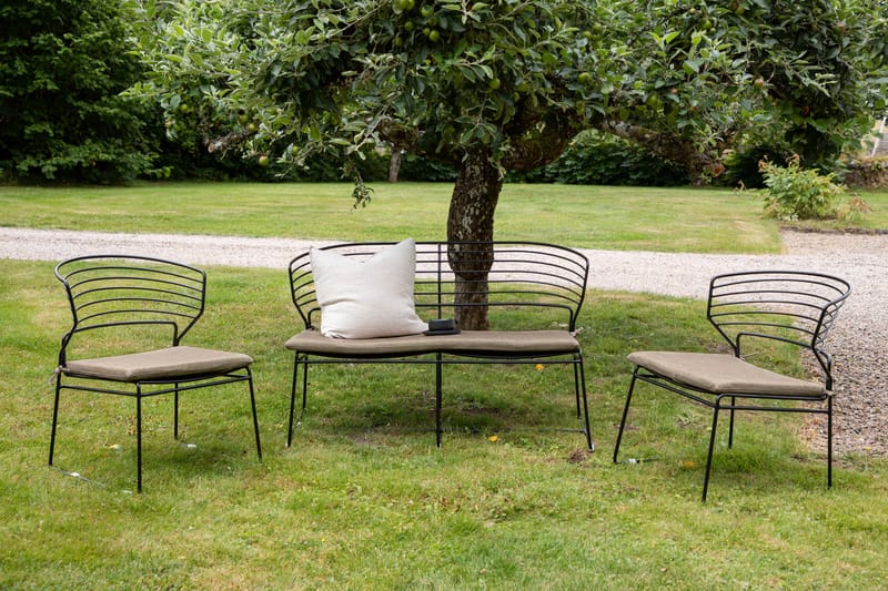 Milano Loungegrupp Utomhus - Beige - Utemöbler - Utegrupp - Loungegrupp