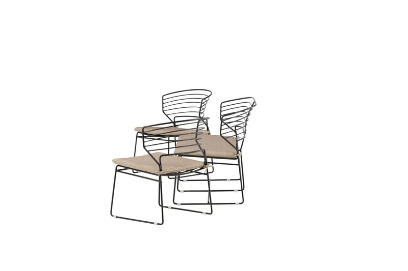 Milano Loungegrupp Utomhus - Beige - Utemöbler - Utegrupp - Loungegrupp