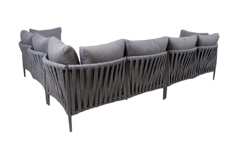 Möbelset Bremen 2 delar Grå - Utemöbler - Utegrupp - Loungegrupp