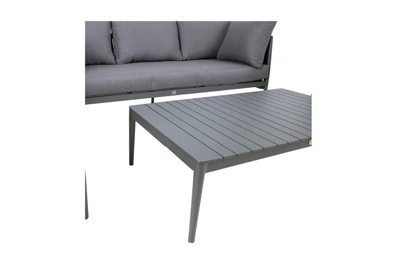 Möbelset Bremen 4 delar Grå - Utemöbler - Utegrupp - Loungegrupp