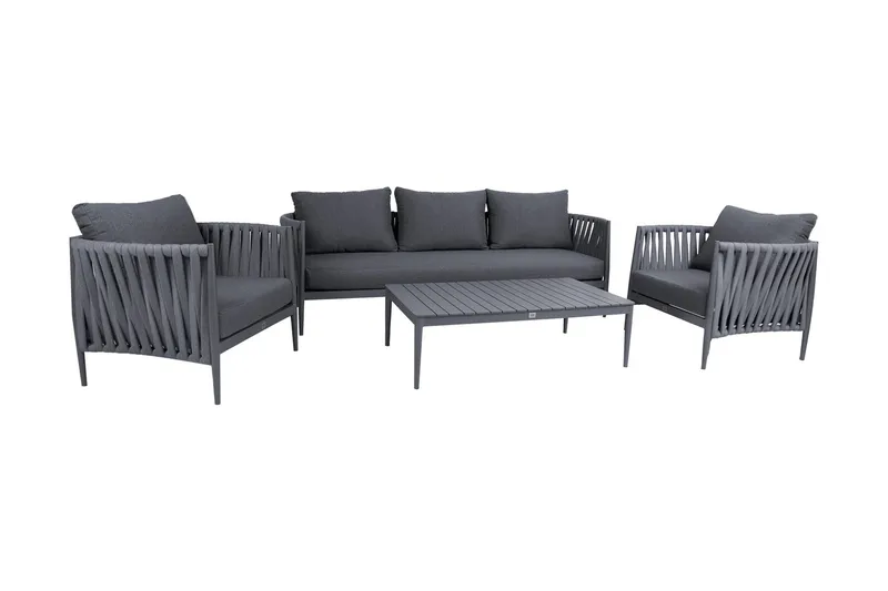 Möbelset Bremen 4 delar Grå