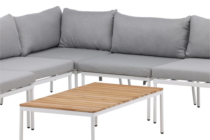 Nettan Loungegrupp Utomhus - Grå/Brun - Utemöbler - Utegrupp - Loungegrupp