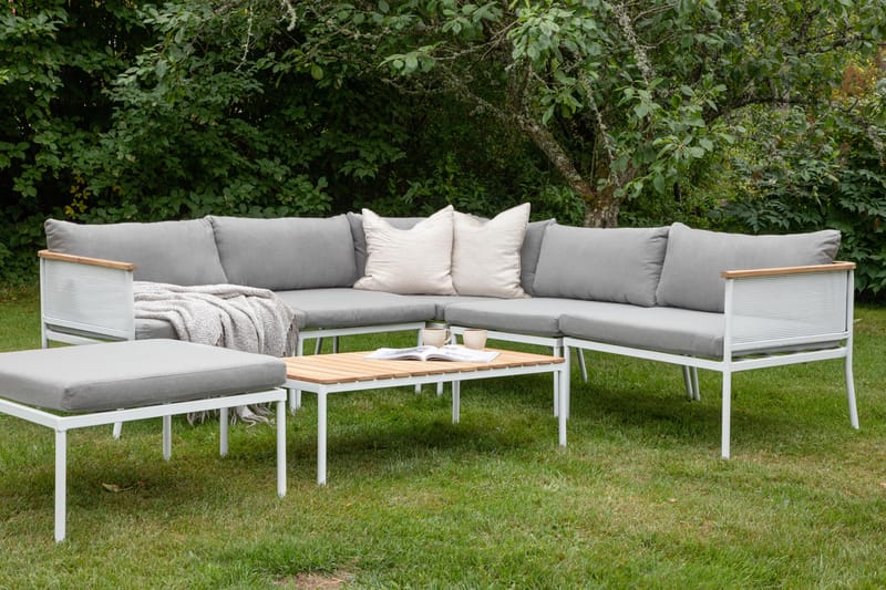 Nettan Loungegrupp Utomhus - Grå/Brun - Utemöbler - Utegrupp - Loungegrupp