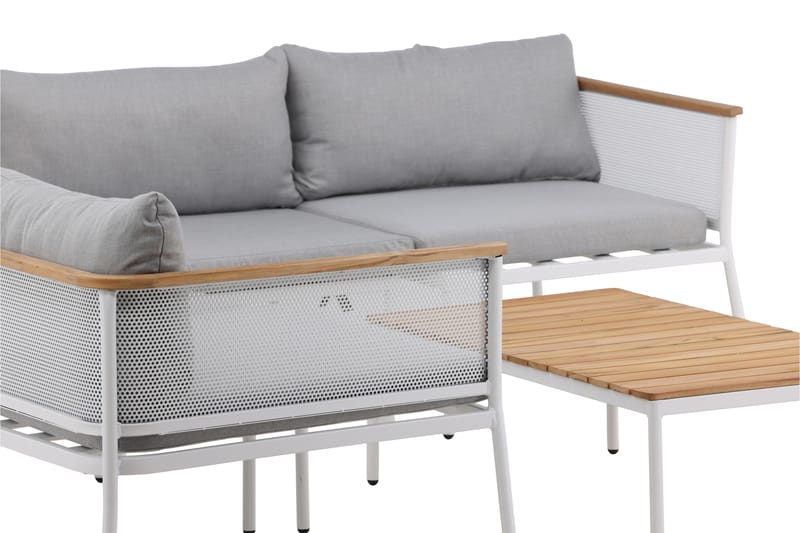 Nettan Loungegrupp Utomhus - Grå/Brun - Utemöbler - Utegrupp - Loungegrupp