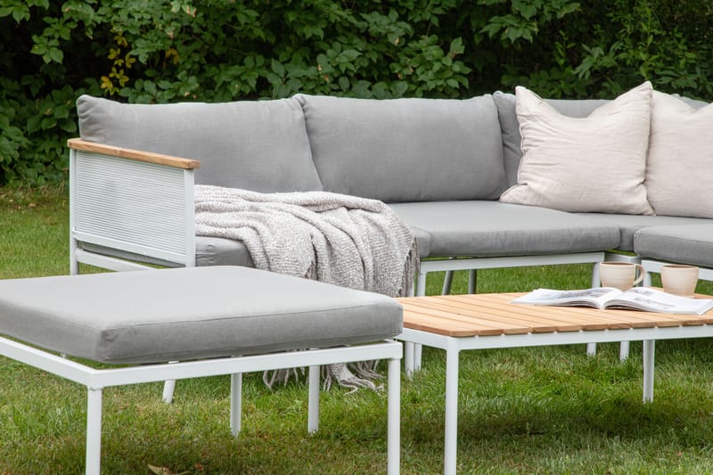Nettan Loungegrupp Utomhus - Grå/Brun - Utemöbler - Utegrupp - Loungegrupp
