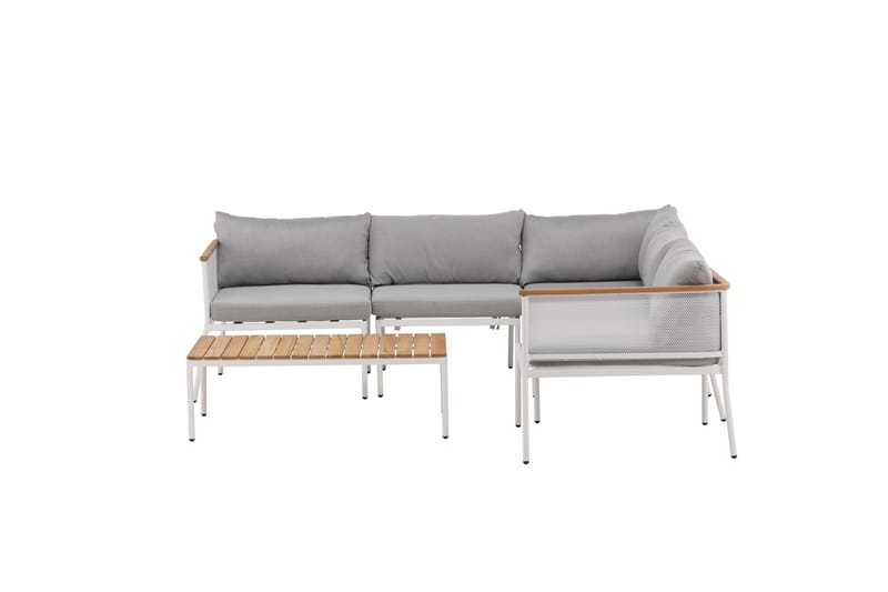 Nettan Loungegrupp Utomhus - Grå/Brun - Utemöbler - Utegrupp - Loungegrupp
