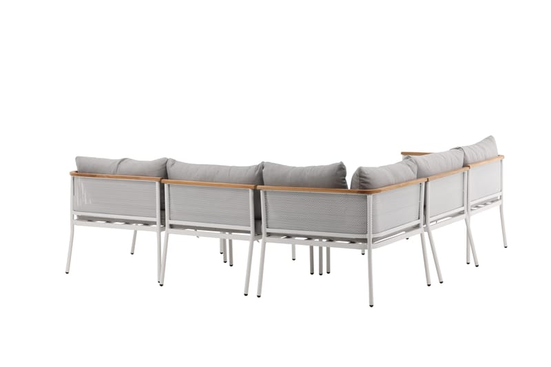 Nettan Loungegrupp Utomhus - Grå/Brun - Utemöbler - Utegrupp - Loungegrupp