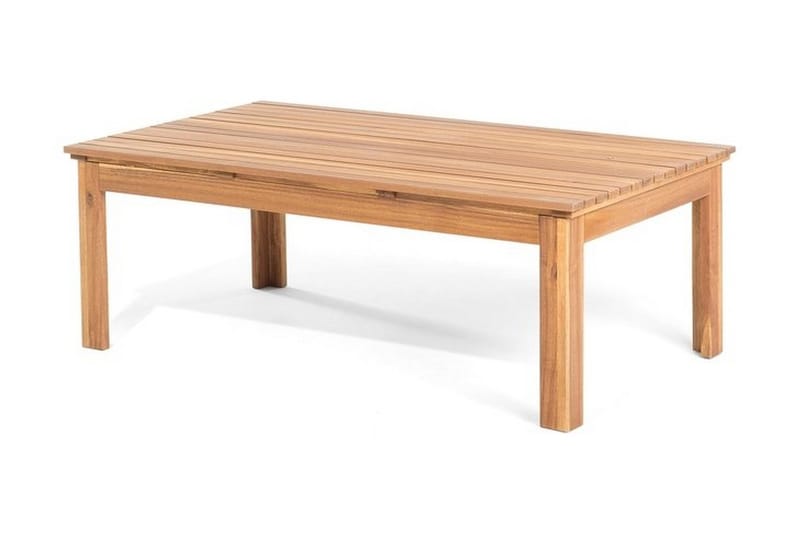 Pacific Loungegrupp Utomhus 130 cm - Trä/Natur - Utemöbler - Utegrupp - Loungegrupp