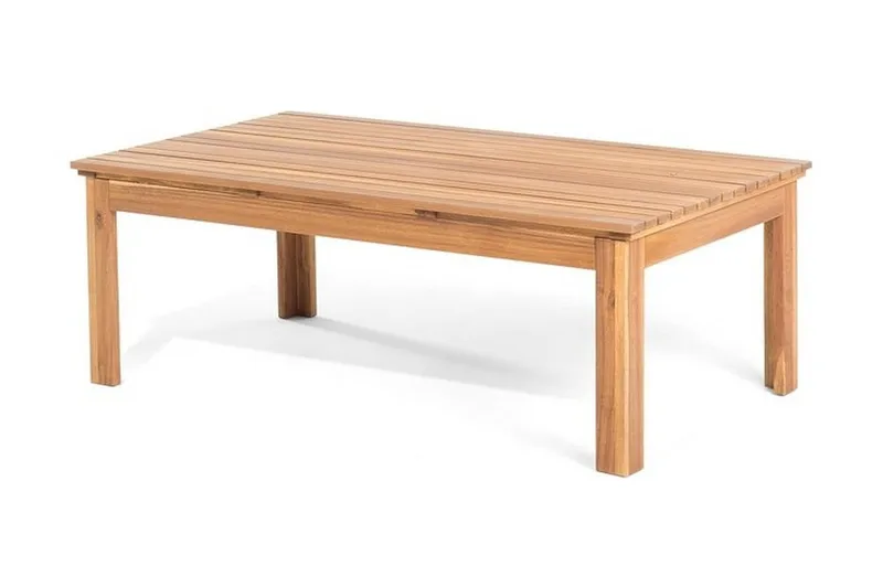 Pacific Loungegrupp Utomhus 130 cm - Trä/Natur - Utemöbler - Utegrupp - Loungegrupp