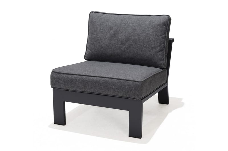 Palau Fåtölj med Fotpall - Grå - Utemöbler - Utestolar & fåtöljer - Utefåtöljer & loungefåtöljer