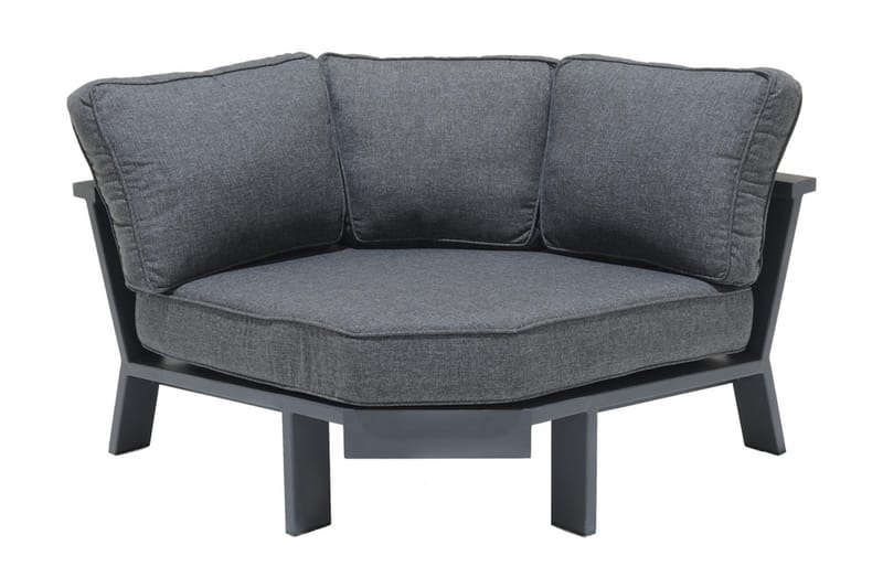 Palau Loungegrupp Utomhus 5-sits - Trä/Grå - Utemöbler - Utegrupp - Loungegrupp