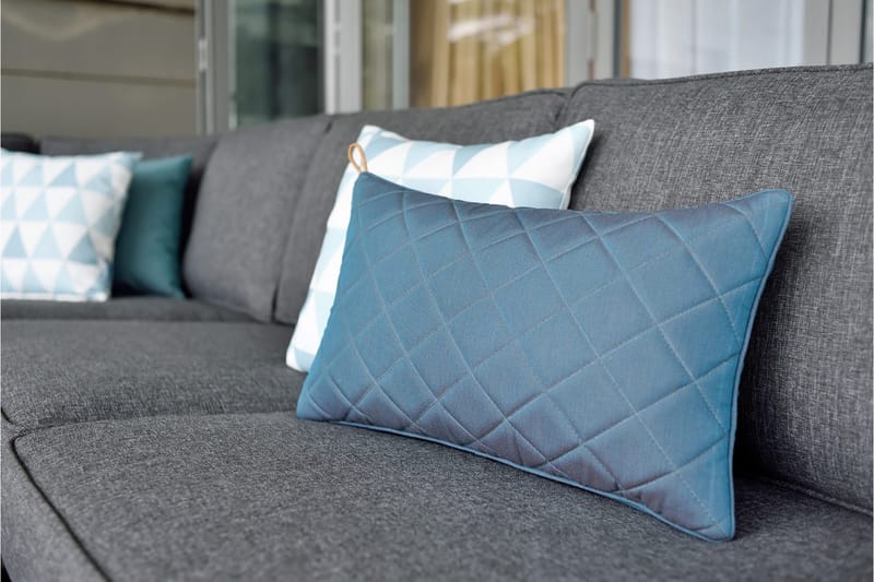 Palau Loungegrupp Utomhus 5-sits - Trä/Grå - Utemöbler - Utegrupp - Loungegrupp