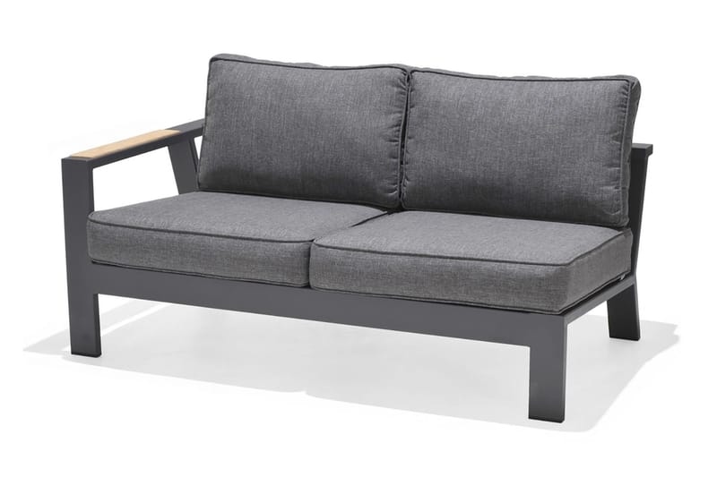 Palau Loungegrupp Utomhus 6-sits - Trä/Grå - Utemöbler - Utegrupp - Loungegrupp