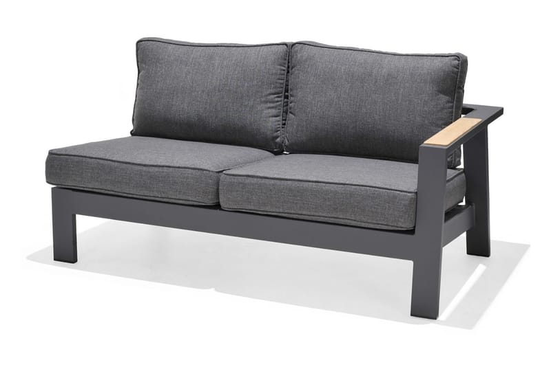 Palau Loungegrupp Utomhus 6-sits - Trä/Grå - Utemöbler - Utegrupp - Loungegrupp