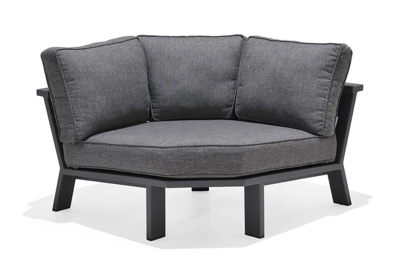 Palau Loungegrupp Utomhus 8-sits - Trä/Grå - Utemöbler - Utegrupp - Loungegrupp