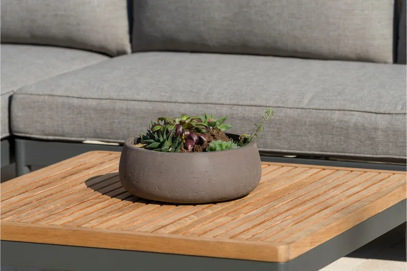 PANJIN Loungegrupp Utomhus 4-sits Svart - Lifestyle Garden - Utemöbler - Utegrupp - Loungegrupp