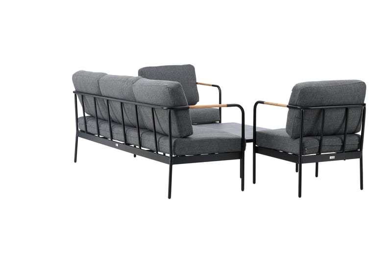 Pehnna Soffgrupp Utomhus 5-sits - Svart - Utemöbler - Utegrupp - Loungegrupp