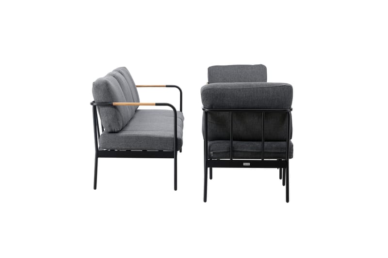 Pehnna Soffgrupp Utomhus 5-sits - Svart - Utemöbler - Utegrupp - Loungegrupp