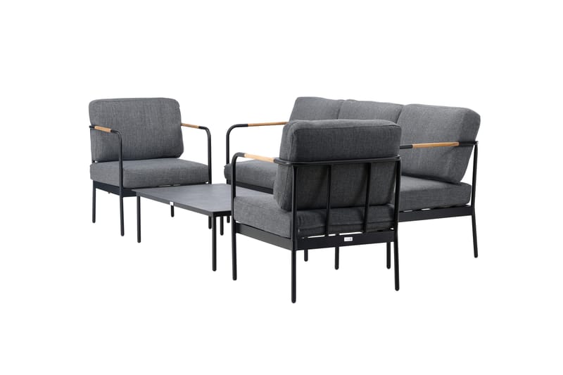Pehnna Soffgrupp Utomhus 5-sits - Svart - Utemöbler - Utegrupp - Loungegrupp