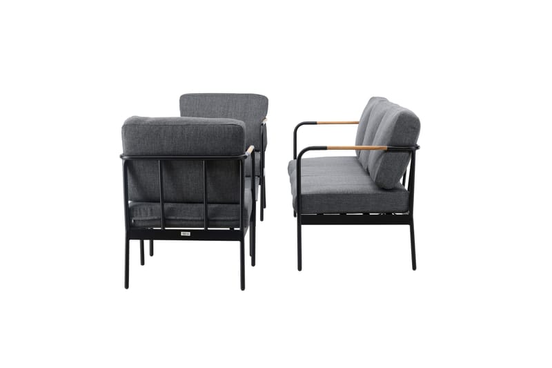 Pehnna Soffgrupp Utomhus 5-sits - Svart - Utemöbler - Utegrupp - Loungegrupp