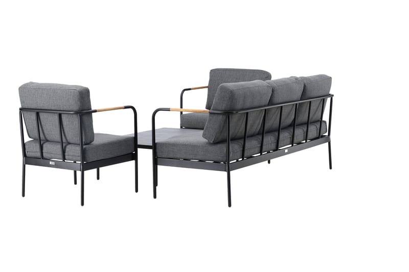 Pehnna Soffgrupp Utomhus 5-sits - Svart - Utemöbler - Utegrupp - Loungegrupp